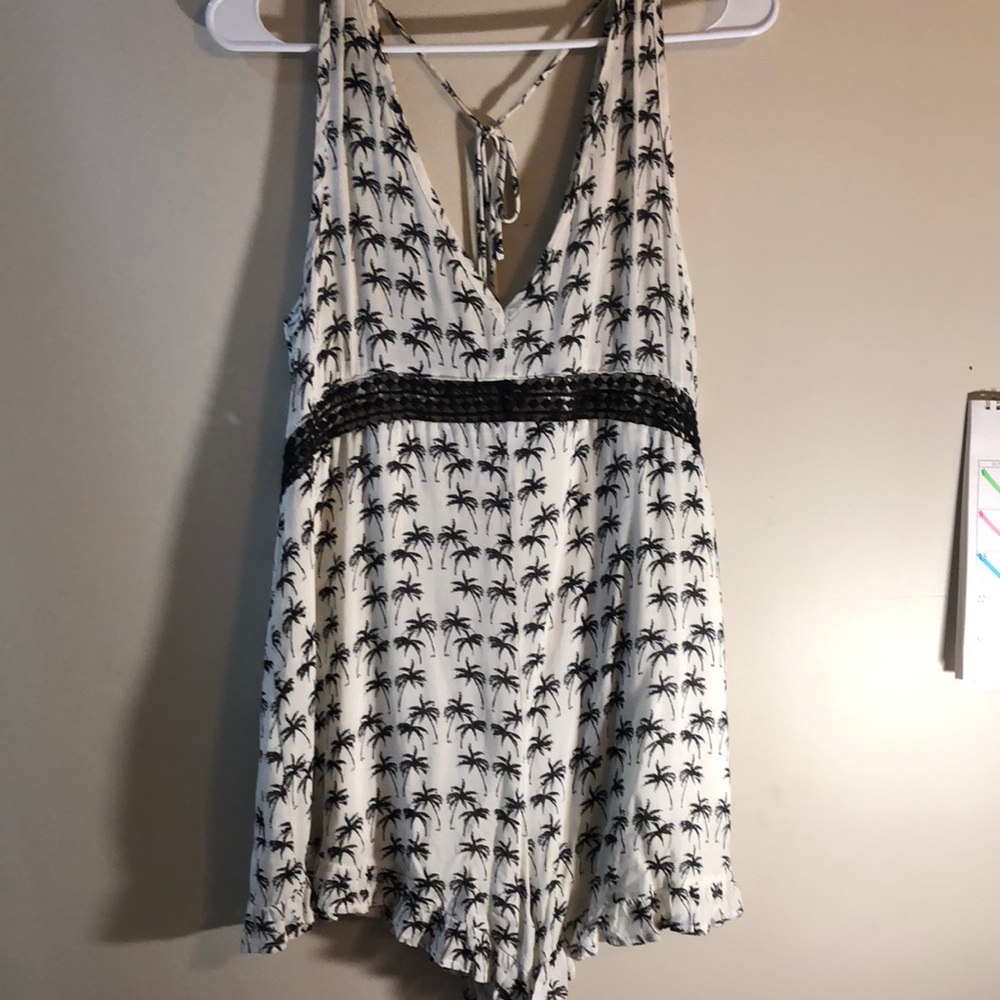 Palm tree romper